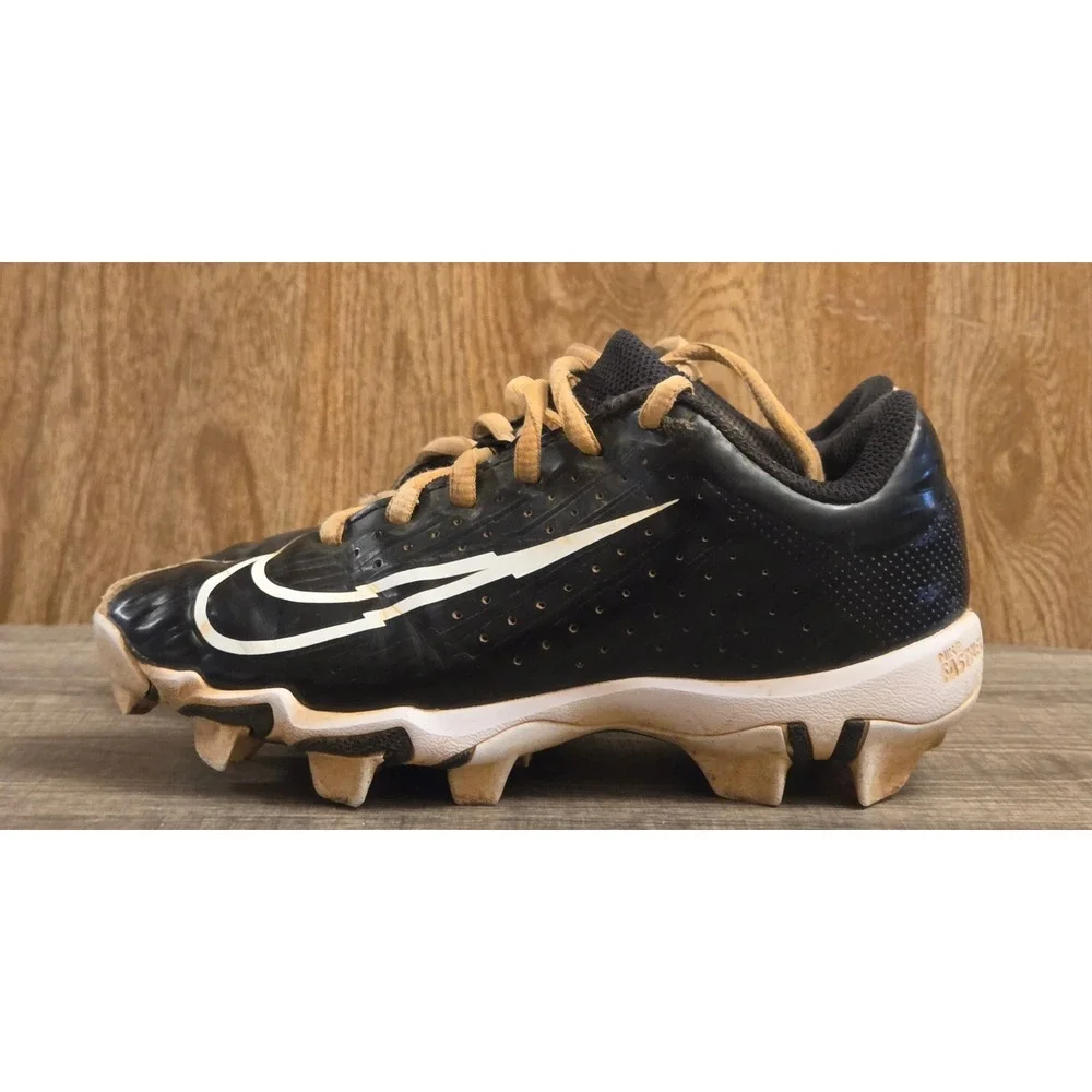 Nike Vapor Ultrafly 4 Keystone Baseball Cleats Youth Size 1.5Y Black White